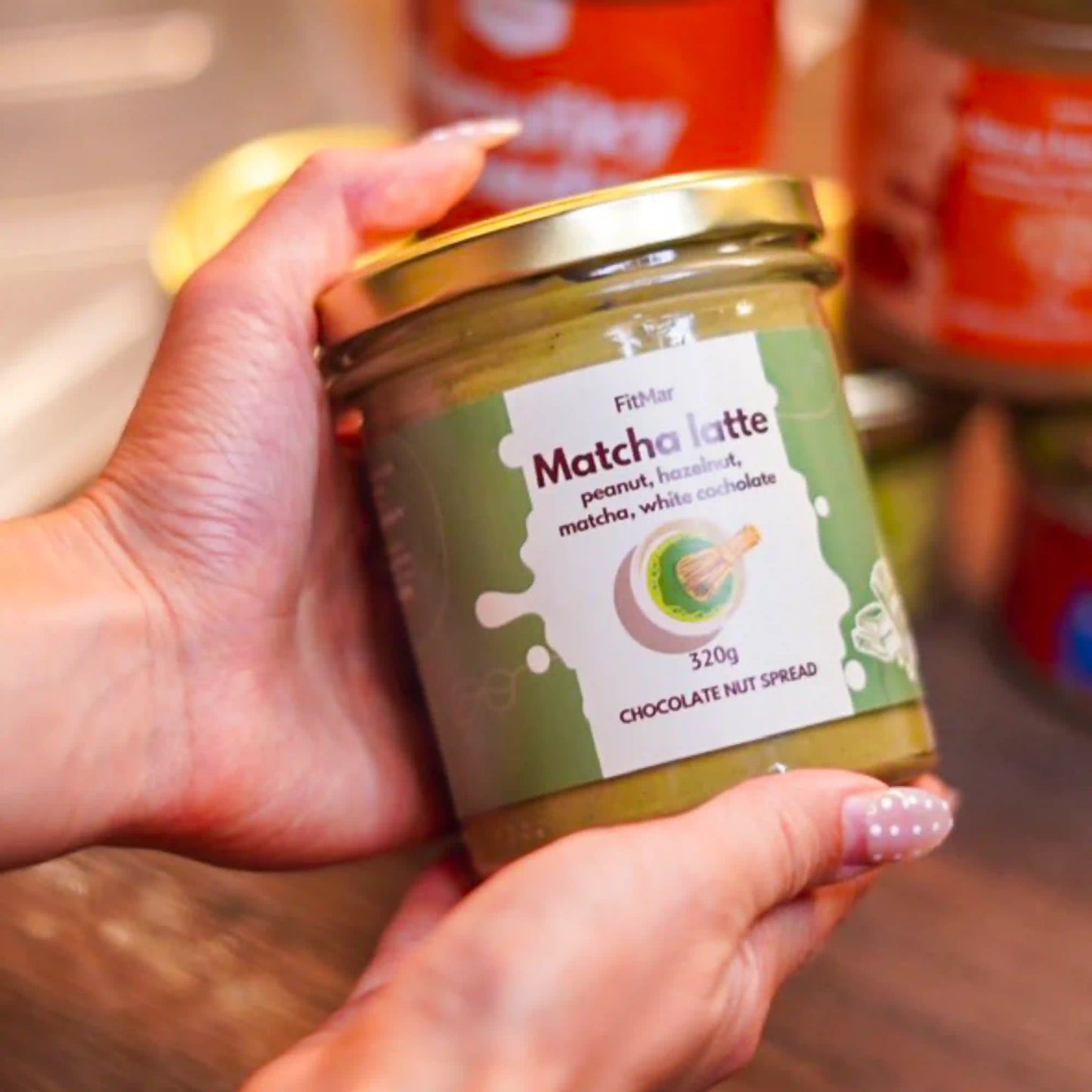 Matcha Latte krém s bílou čokoládou - FitMar.cz