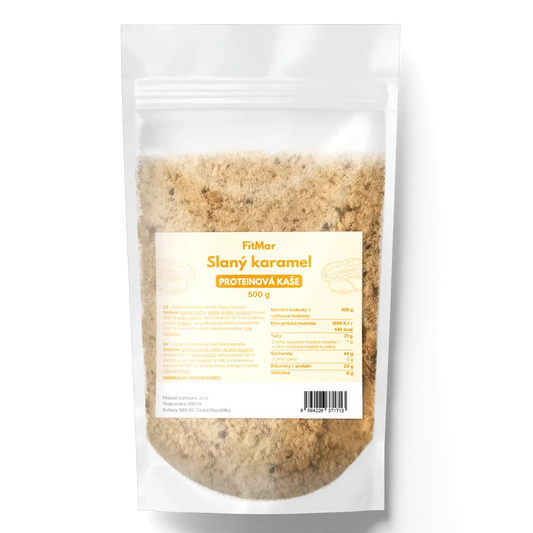 FitMar Proteinová ovesná kaše Slaný karamel 500 g - FitMar.cz