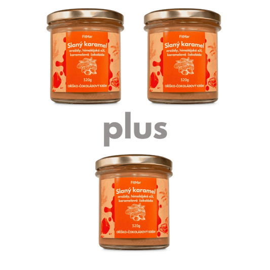 2+1 ZDARMA Arašídový slaný karamel - FitMar.cz