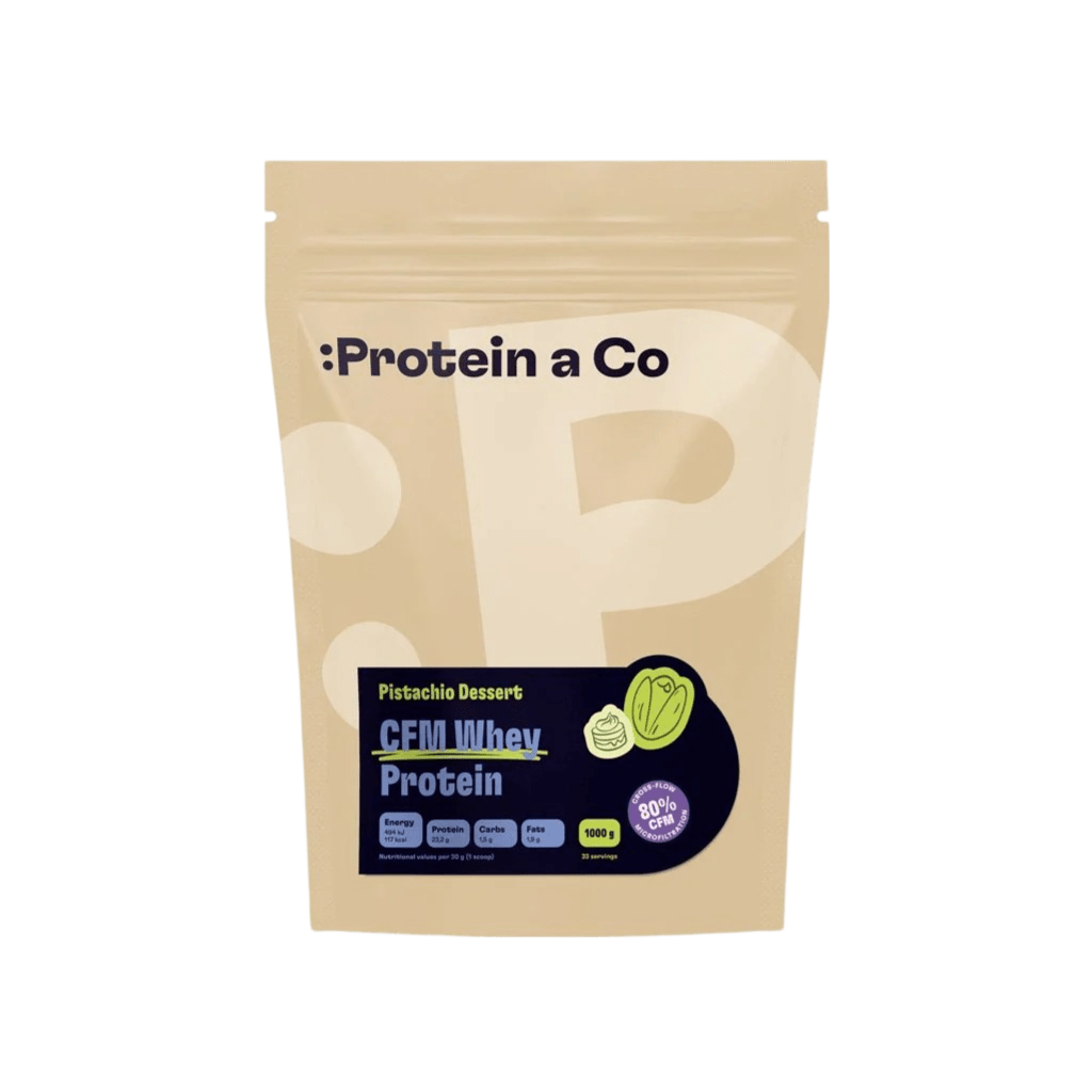 CFM WHEY PROTEIN 80 1 kg - Pistachio dessert - FitMar.cz