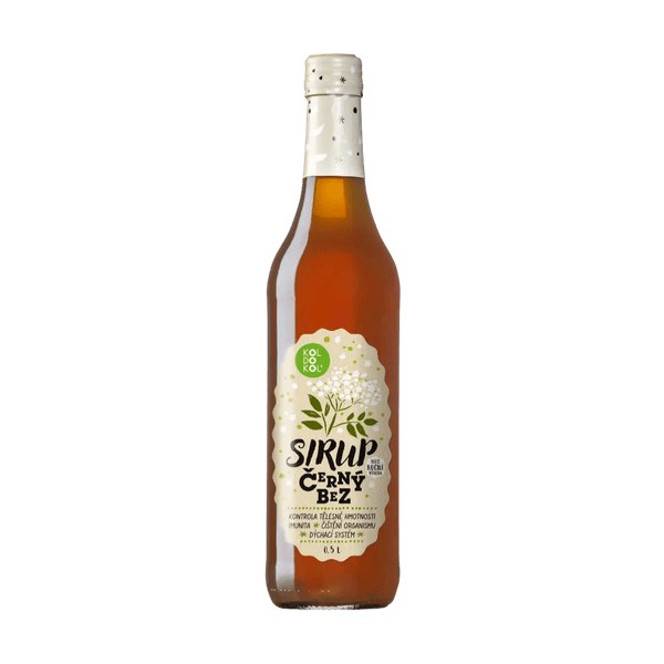 Černý bez sirup 500 ml - FitMar.cz