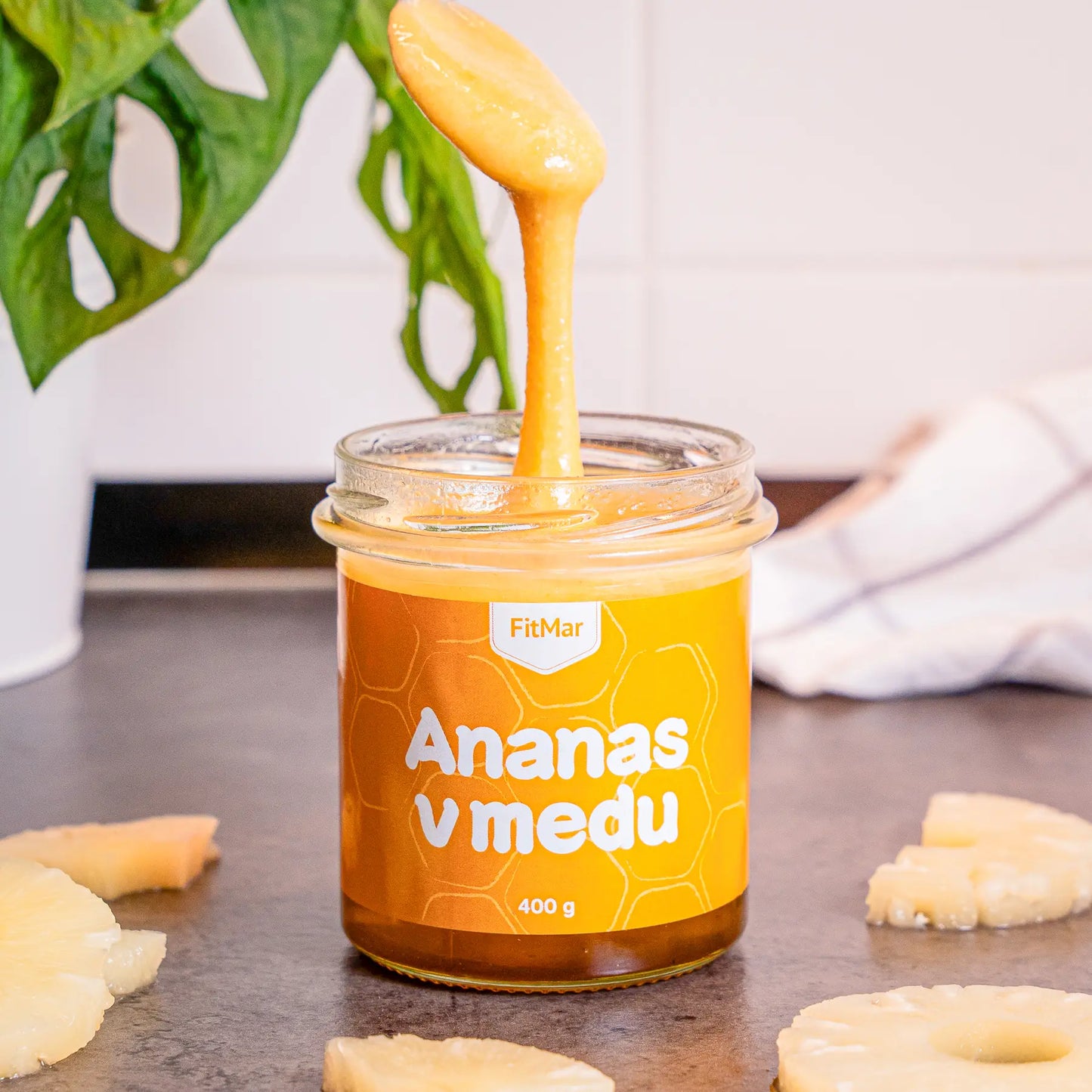 Ananas v medu 400g - FitMar.cz