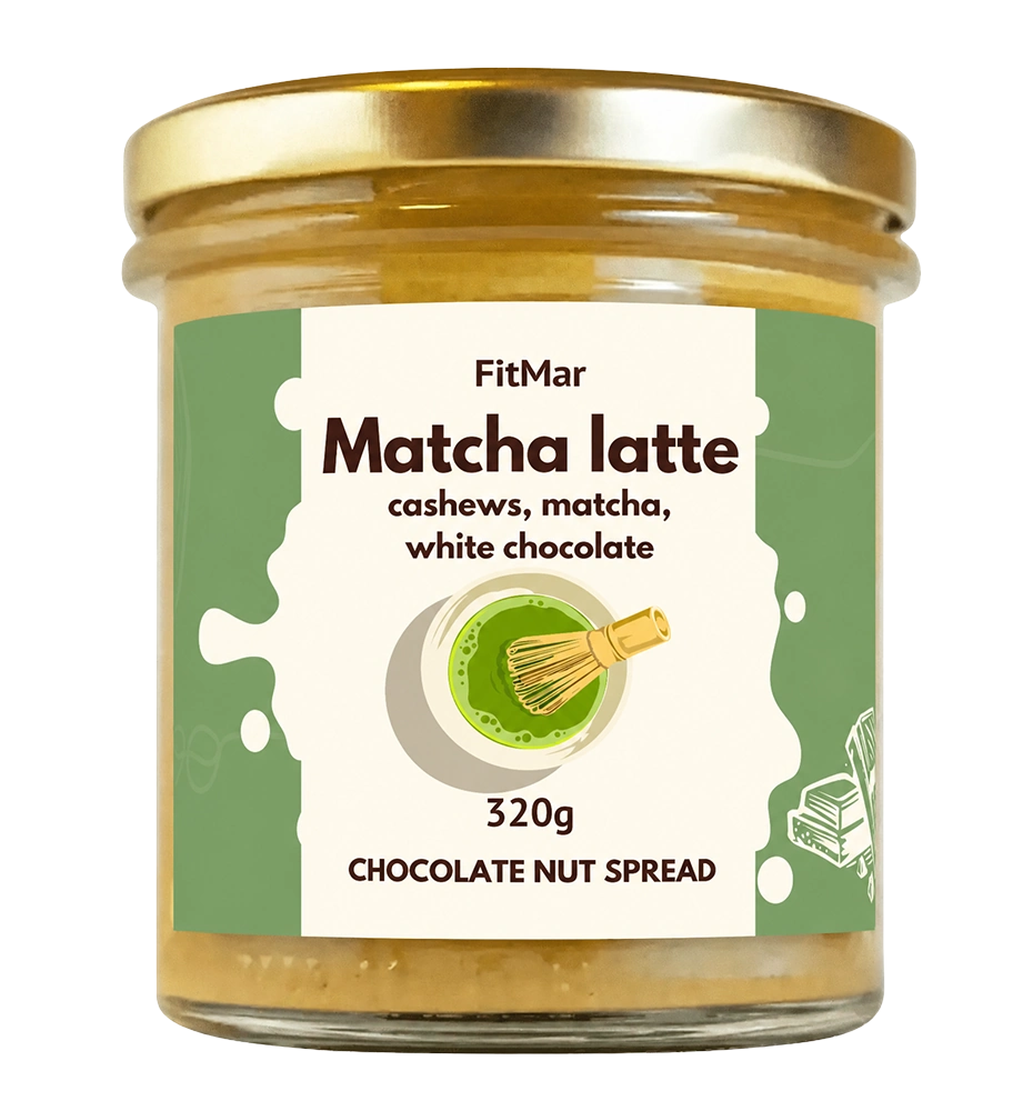 Matcha Latte krém fehér csokoládéval 
