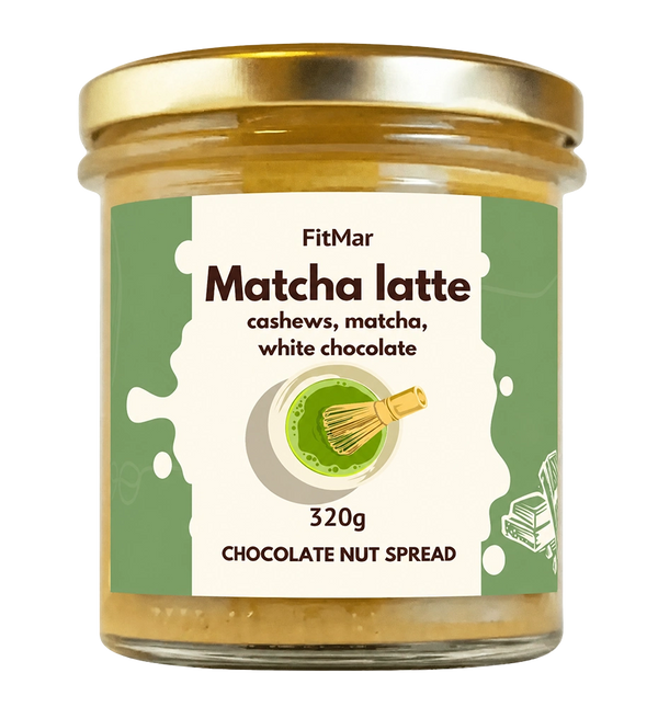Matcha Latte krém fehér csokoládéval 