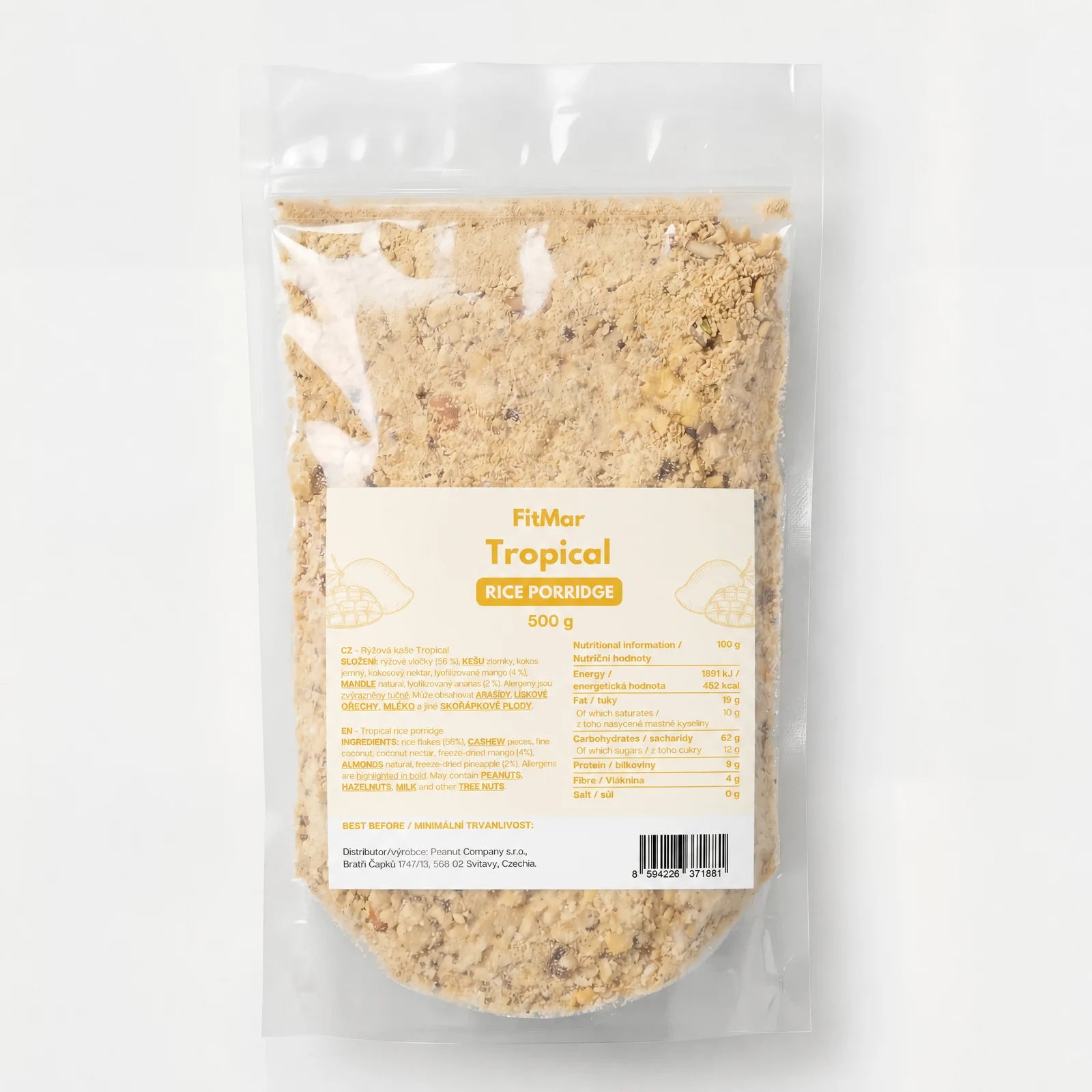 Minute rizs zabkása Tropical 500 g