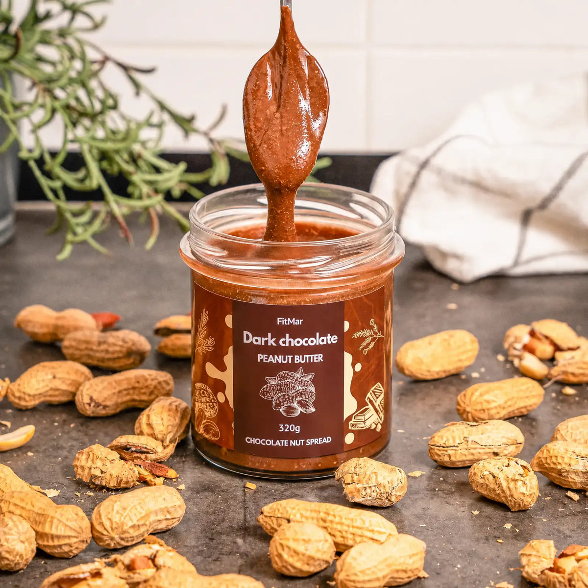 Mogyorós krém étcsokoládéval