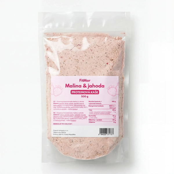 FitMar Fehérjés zabkása Málna és eper 500 g