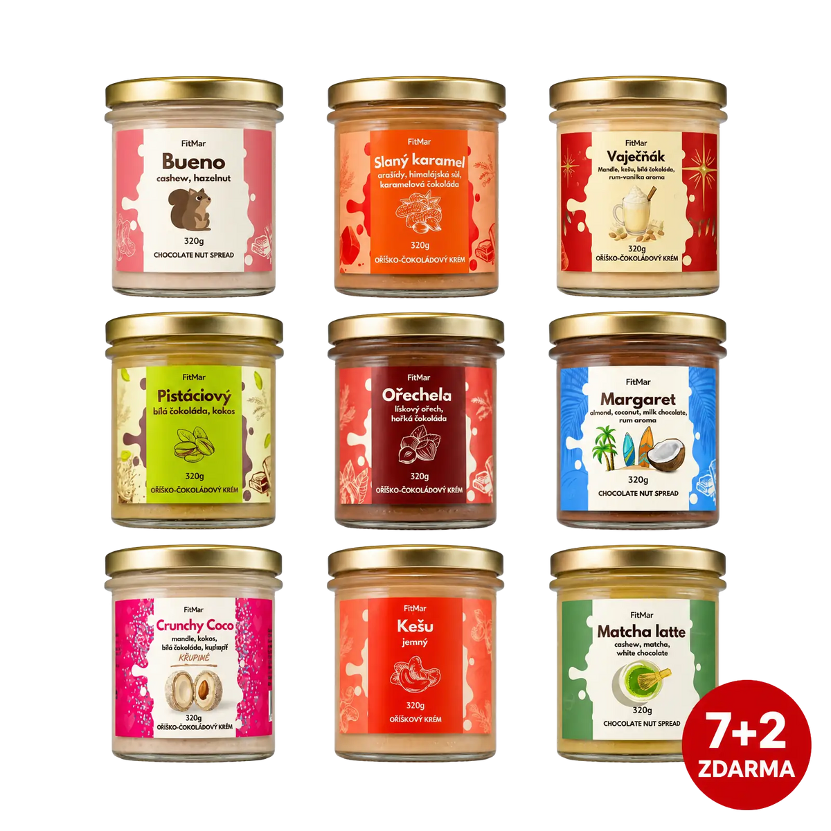 Tejszínes kóstolócsomag 8 x 190g