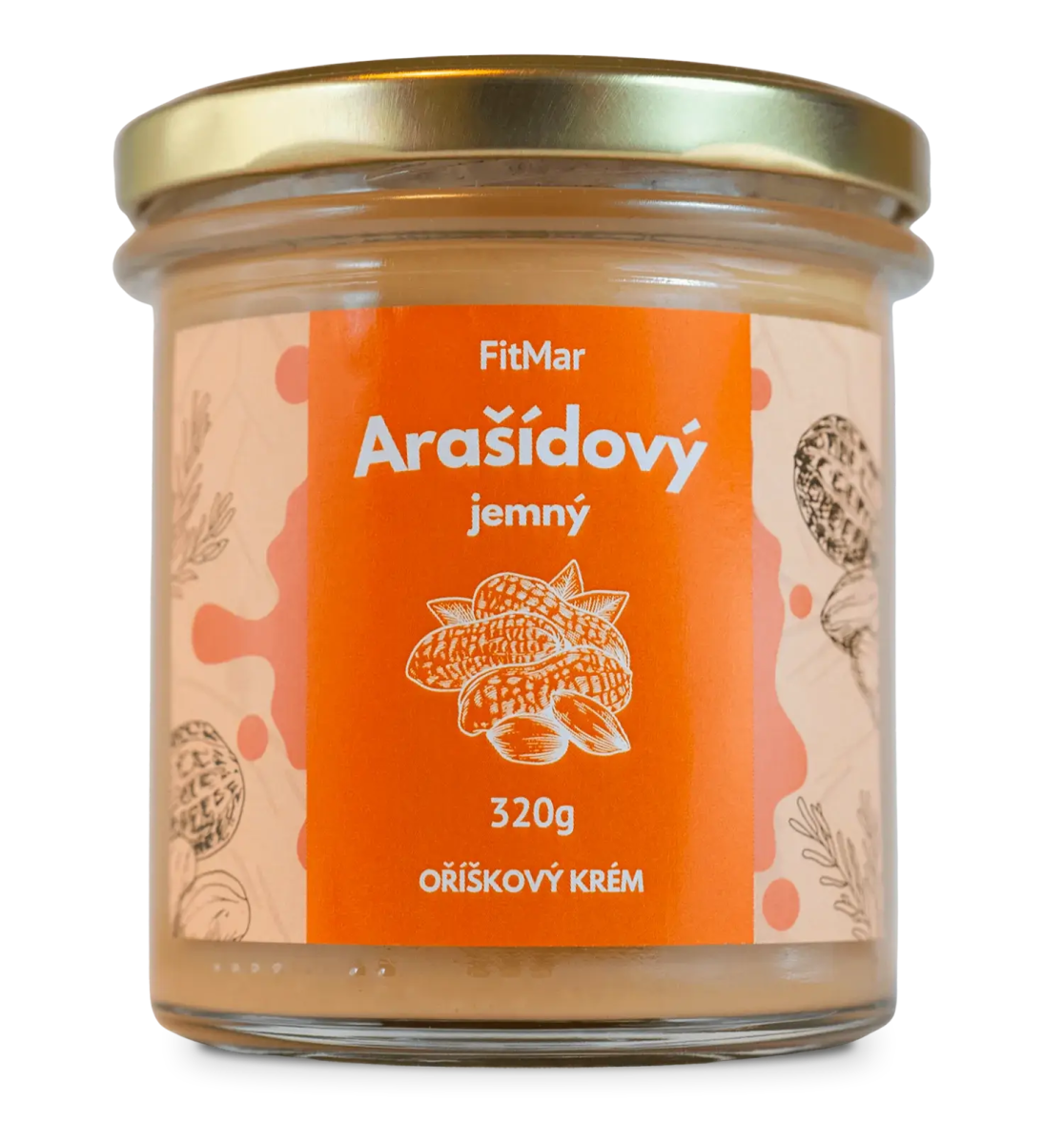 Arašídový jemný krém - FitMar.cz
