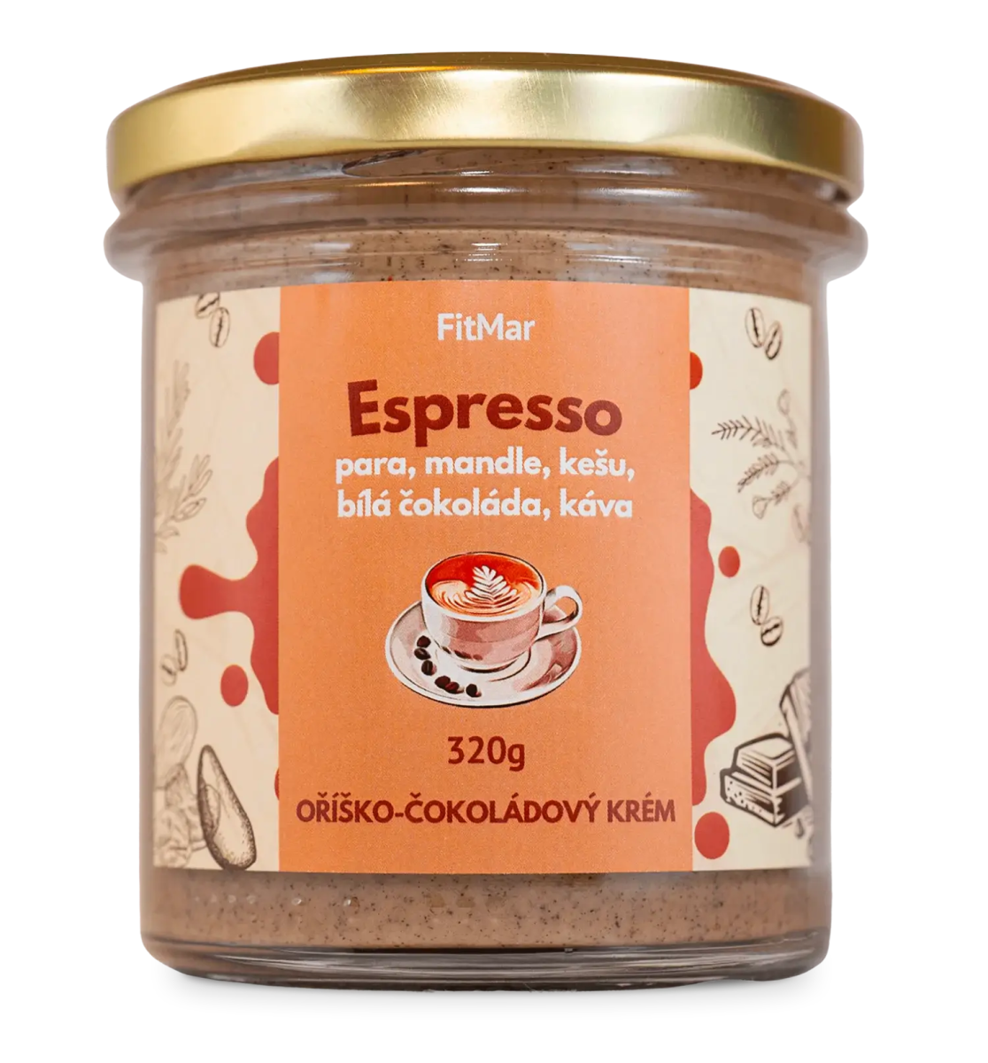 Espresso krém kávový s čokoládou - FitMar.cz