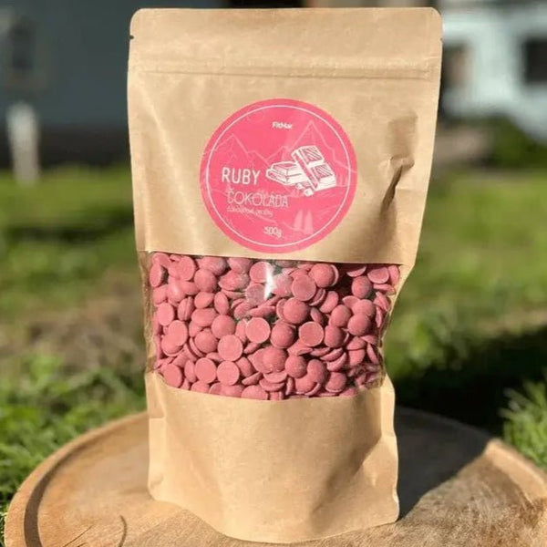 FitMar Čokoládové pecičky - ruby čokoláda - FitMar.cz