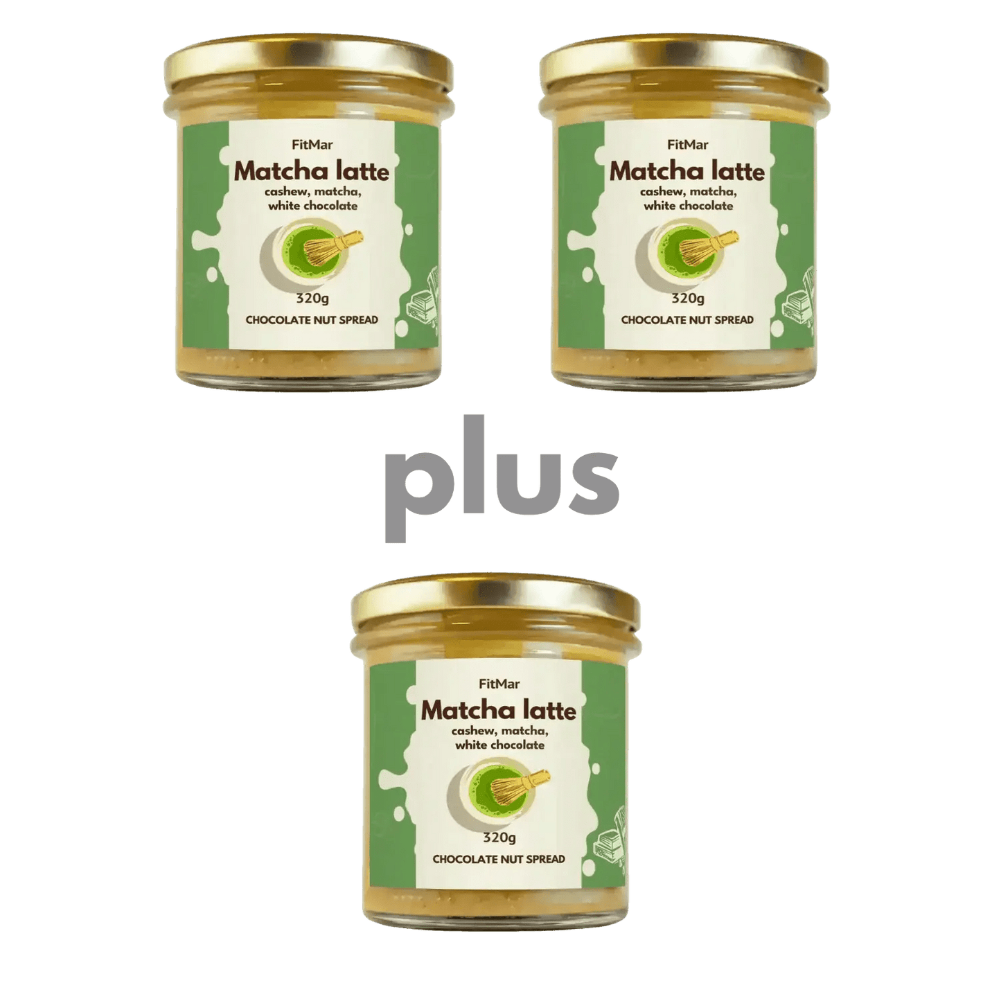 2+1 ZDARMA Matcha latté - FitMar.cz